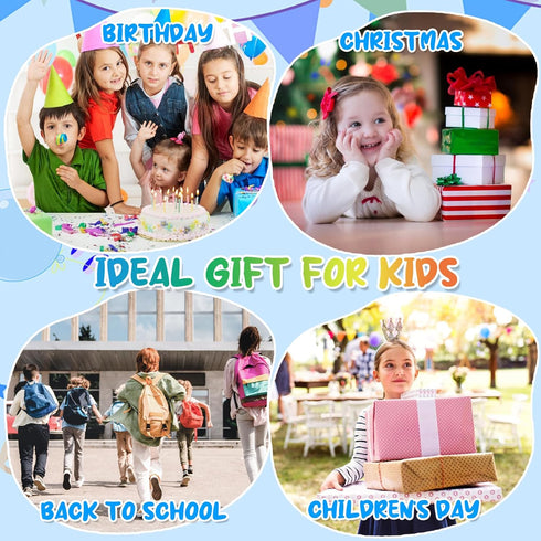LCD Writing Tablet for Kids - 10 Inch Colorful Toddler Drawing Tablet - Reusable Doodle Board Educational Learning Toy
