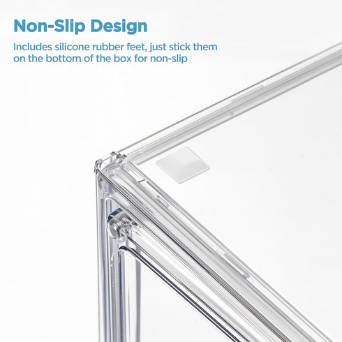 Countertop 3 2 HBlife Baby Bottle Storage Organizer for Cabinet, Tiers Adjustable Clear Acrylic Bottles Storage Station