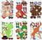 36 Sheets Make a Dinosaur Stickers for Kids, Cute DIY Project Theme Birthday Party Favor Supplies