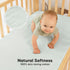 2-Pack 100% Set, 52x28 KeaBabies Muslin Crib Sheets for Boys, Girls - Organic Cotton Fitted Baby Crib Mattress Sheet