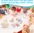 37 24 Pack 12 1 Set PullCrease Pcs Christian Easter Crafts for Kids Religious DIY Wooden Crosses Craft Kit Sunday
