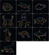 Under The Sea Refill Templates for Basic Fun Lite Brite Ultimate Classic - 10 Sheets, 7x8