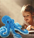 16 Inches DolliBu Large Octopus Stuffed Animal - Wild Collection Sea Animal Plush Blue Octopus, Adorable Stuffed
