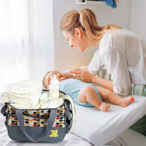 Set, Backpack Baby Diaper Bag Large Baby Doll Diaper with Changing Pad & Pacifier Case, Travel Girl/Boy Tote Bags