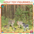 Deekin 20 Pcs Mini Around World City Miniatures, Realistic Themed Party Gifts (Wolf)