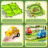 64 Set 3 4 5 6 3-5 3 1-3 2-4 4-6 JUKUDAHU Pieces Puzzle Race Track Car Toys for Year Old Boys - Puzzle Tracks Car Toys