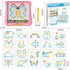 Ci Vetch 2-IN-1 3 4 5 6 7 8 Large Magnetic Drawing Board for Toddlers Kids, Magnetic Color and Number Maze, Magnetic