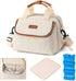 Breastmilk Cooler Bag with Ice Pack Fits 6 Baby Bottles up to