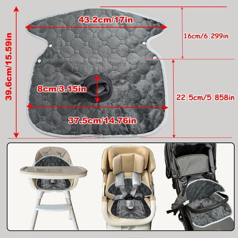 Piddle Pads for Strollers,Seat Liner Cover to Prevent Pee,Seat Protector Non-Slip Waterproof, Baby Potty Training