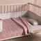 Generic DualScape Grey-Pink Patch Premium Baby Crib Comforter