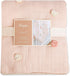 36" 36", 100% Crane Baby Soft Cotton Muslin Nursery Blanket with Pom Pom Trim, X Stroller Blanket for Girls, Pink