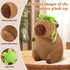 9 Inch Cute Capybara Plush,Capybara Stuffed Animal,Capibaras Peluches Kawaii Fluffy Soft Plush for Teens Birthday Gift