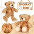 Liliful 12 Inch Plush Bear Stuffed Animal, Recordable Sound Module, Brown Bear Soft Doll for Party Gift