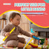 36+ 6-Pack Bebecan Teething Sticks for Babies Months Super Soft Silicone Teething Aids, Infant Oral Soothing Relief