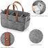 Large Portable Diaper Storage Tote with Handle for Newborn Essentials