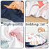 Set 4 Set Toddler Bedding for Boys, Piece Toddler Boy Bedding, Super Soft Crib Comforter Includes Comforter, Flat