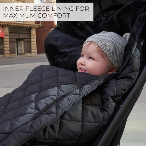 ZICOTO Cozy Warm and Winter Stroller Cover for Baby - Waterproof Bunting Bag with Soft Fleece Lining and Universal Fit