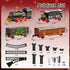 Novaluki Set 2-Layer 4-8, 3 4 5 6 7 8 Christmas Train for Kids, Train Track Toys with Smoke, Light and Sound, DIY