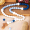 DGB Silicone Baby Rosary with Cross, Baptism Gift Baby Rosary Teether for Boy