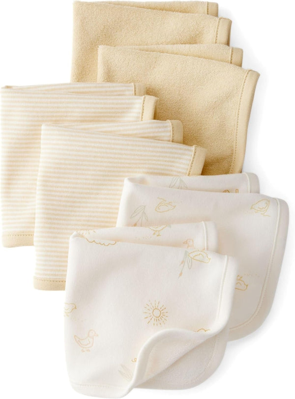 Carter's 6-Pack Washcloths (Ivory/Yellow)