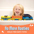 Set 0 SplashEZ Train Toys for Bath | Mold Free Bath Toys for Kids & Toddlers with No Hole for Water | Train Ideal Size