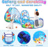 3 in 1 Kids Play Tent for Toddler with Baby Ball Pit, Play Tunnel, Indoor Outdoor Playhouse for Boys and Girls Gifts