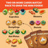 6, 7, 8 25 Gone in Seconds - Fast-Paced Mini Food Game for Kids, Teens & Adults, Quick Reflex Family & Party Board