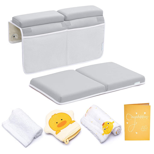 Bath Kneeler and Elbow Rest Pad, 1.75 inch Extra Thick Baby Bath