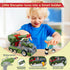 11inches 3-10 Large Take Apart Trucks Army Toys for Boys Girls Kids Year Old Missile Vehicles Anti Aircraft Trucks Toys