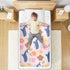 siphylline 52" 34" Cute Cartoon Blue Whale Flowers Extra Large Resuable Potty Training Pad Waterproof Washable Diaper