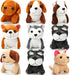 Sumind 9 Pcs Mini Plush Dog Stuffed Animals, Bulk Dog Plush Party Favors for Goodie Bag Fillers