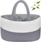 ABenkle Large Baby Diaper Caddy, Nursery Storage Bin and Car Organizer for Diapers and Baby Wipes