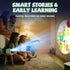 3+ Story Projector for Kids, Story Machine with Early Learning, Music, Night Sky Lights, Storybook Projector, Moonlight