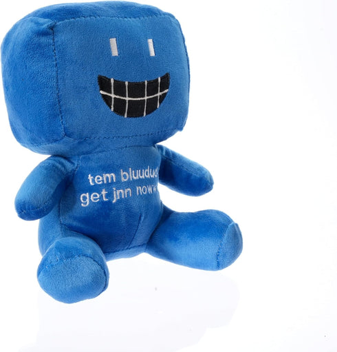 Generic 8-inch Blue Plush Toy, Filled Character Pillow, Suitable for Home Decoration, Collectible Gift, Perfect