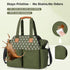 17 Lekebaby Diaper Bag Tote for Baby - Pockets Large Travel Diaper Tote with Portable Changing Pad, Mom Crossbody