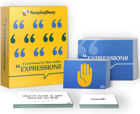 Keeping Busy Expressions Memory Games for Seniors - Cognitive Activities for Dementia Patients