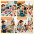 24 Pack Set, 6 8 10 12 Mini Animals Easter Building Block Toy Stocking Stuffers Classroom Prizes Goodie Bags Fillers