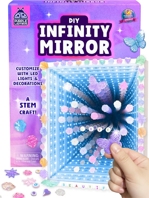 DIY Infinity Mirror Kit for Kids Age 6+ - Crafts for Girls
