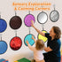 9 Package, (8.3 Inch) Upgraded Pcs Sensory Mats with Gift Mixed Textured & Colors Sensory Toys for Kids with Autism