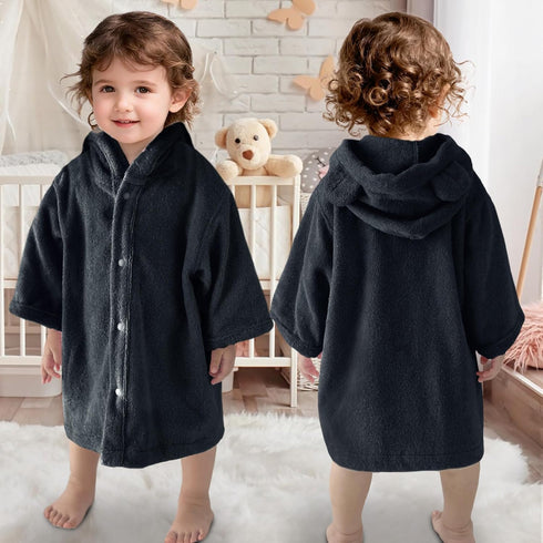 VOOVA & MOVAS Toddler Hooded Poncho Towel with Bear Ear, 0-24Months |