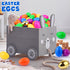 FLYSNK 500 Pack 12 2.4 Inch Easter Eggs Bulk Include Surprise Golden Egg, Bright Colors Fillable Plastic Eggs Empty