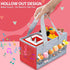 Set 2 IBVIVIC Carrying Case for Toniebox Starter and Figurines, Portable Travel Felt Cloth Musical Toy Folding Bag