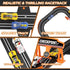 2-in-1 Sets 2 Counter 8-12 Slot Car Race Track - Electric Race Car Track with High-Speed Racing Cars, Dual Racing Game