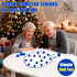 Mowtential Set, 20 1 1 1 2 14+) Magnetic Chess Game Magnet Game with Stones, String, Dice, Storage Bag, Compact Travel