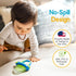 Sunset Teetherpop Fillable Freezable Teethers for Babies - Breastmilk Teether with Spill-Proof Sippy Slits Teething
