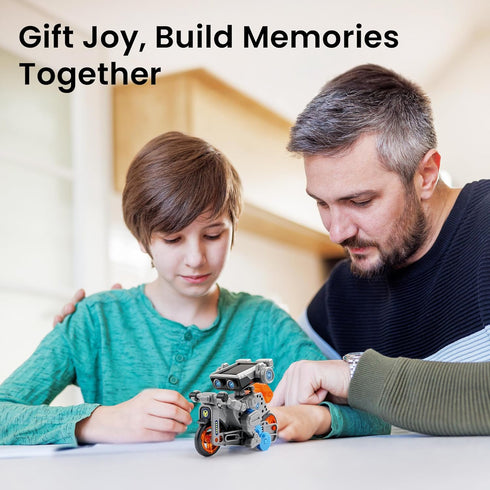 8-13, 15-in-1 Set 212 AOHU Solar Robot Building Kit STEM Gift for Boys Aged DIY Educational Science Building Toy, Solar