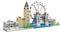 dOvOb Architecture London Skyline Collection Micro Mini Blocks Set Model Kit and