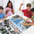 Playset Set 4-12 Army Men - Large Including Army Men Action Figures, Battle Mat, Army and Navy Weapon Gear Accessories