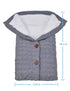Grey1) XMWEALTHY Unisex Infant Swaddle Blankets Soft Thick Fleece Knit Baby Girls Boys Stroller Wraps (Baby