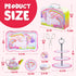 35Pcs Set Set, 3 4 5 6 JOYIN Unicorn Tea Party for Little Girls, Pretend Tin Teapot Princess Tea Time Play Kitchen Toy